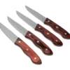 Amefa Hercule XXL 4917 Set De 4 Couteaux à Steak En Bois De Pakka Rouge