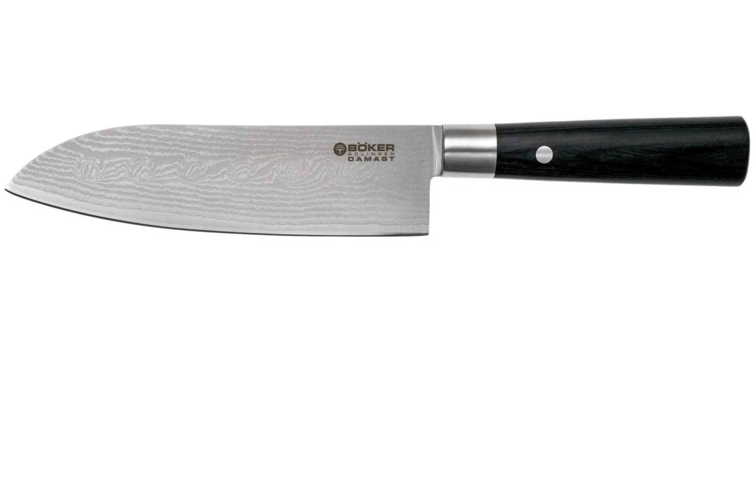 Böker Damast Black Santoku 17 Cm 130417DAM 1 Böker Damast Black Santoku 17 Cm 130417DAM