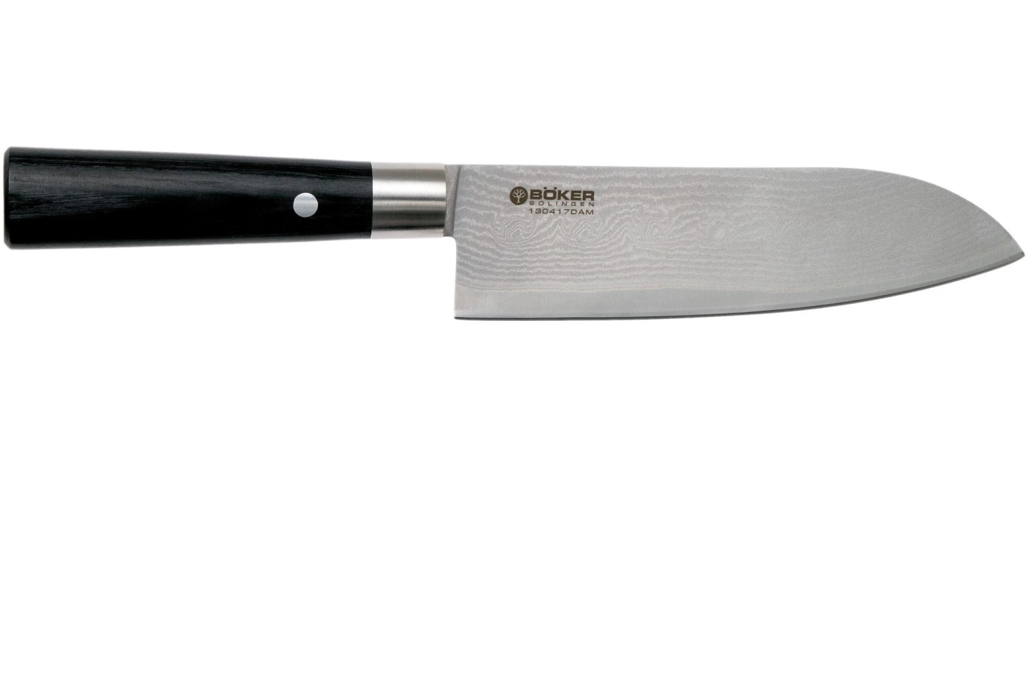 Böker Damast Black Santoku 17 Cm 130417DAM 2 Böker Damast Black Santoku 17 Cm 130417DAM – Image 2