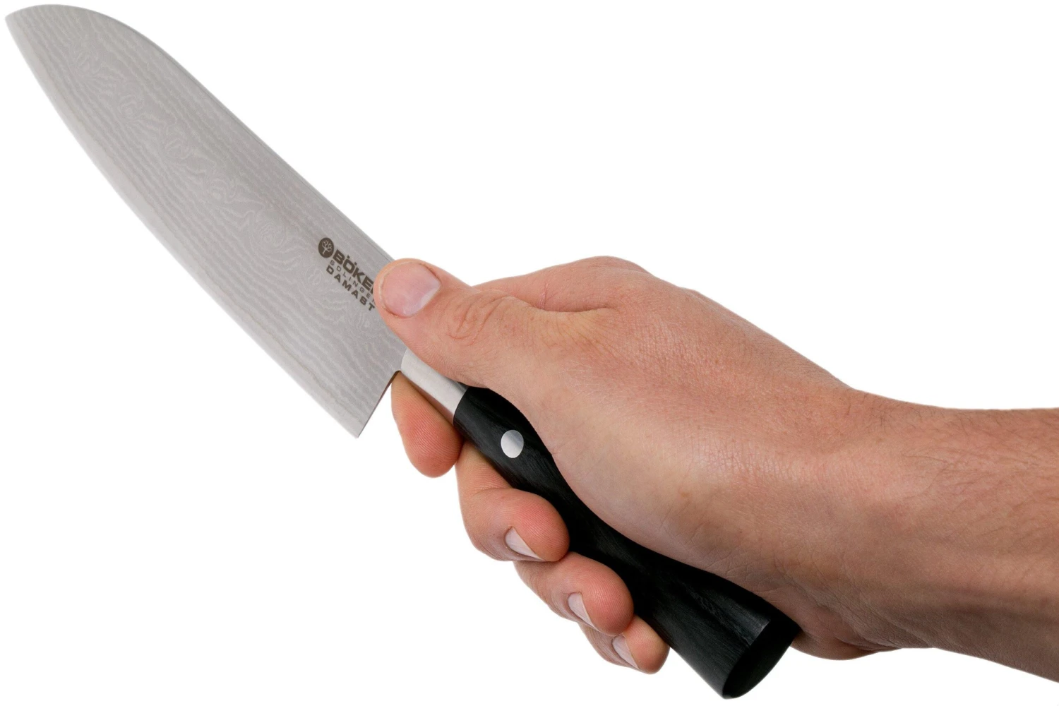 Böker Damast Black Santoku 17 Cm 130417DAM 6 Böker Damast Black Santoku 17 Cm 130417DAM – Image 6