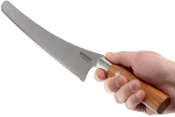 Böker Damast Olive 23,5 Cm Couteau à Pain, 130433DAM -Cuisine Couteaux Boutique BO130433DAM 05 boker damast olive bo130433dam 05