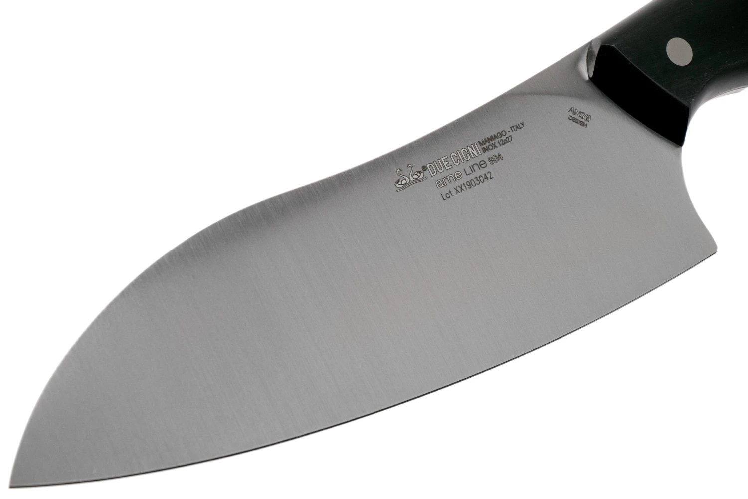Due Cigni Arne Line Santoku 19 Cm, Noir 3 Due Cigni Arne Line Santoku 19 Cm, Noir – Image 3