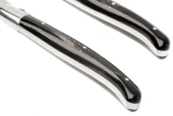 Fontenille Pataud Ensemble De 2 Couteaux à Steak, Corne De Buffle -Cuisine Couteaux Boutique FPLTC2PCN 07 fontenille pataud fpltc2pcn steakmessenset buffel d7