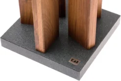 Kai Stonehenge Bloc à Couteaux Aimanté , Granit/noyer, STH-4 -Cuisine Couteaux Boutique KASTH 4 03 kai stonehenge kasth 4 03