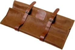 Knivesandtools Pochette à Couteaux En Cuir, Utah Rust 45x47