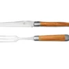 Forge De Laguiole Carving Set Olivewood, 1217INOLF17, Set à Trancher En Bois D'olivier