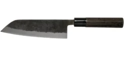 Munetoshi Nashiji Black Bunka Couteau De Chef 16.5 Cm