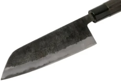 Munetoshi Nashiji Black Bunka Couteau De Chef 16.5 Cm -Cuisine Couteaux Boutique MINB002 03 munetoshi scaled