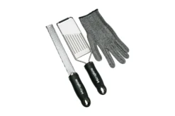 Set Microplane Avec Râpe, Mandoline Et Gant De Protection 46020/45044/34027