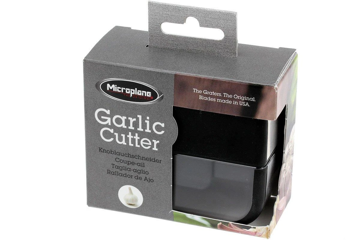 Microplane Garlic Cutter, Hachoir à Ail, Noir 4 Microplane Garlic Cutter, Hachoir à Ail, Noir – Image 4
