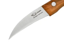 Otter Paring Knife 1011 OL Curved Stainless Olive, Couteau à éplucher -Cuisine Couteaux Boutique OR1011OL 03 otter scaled