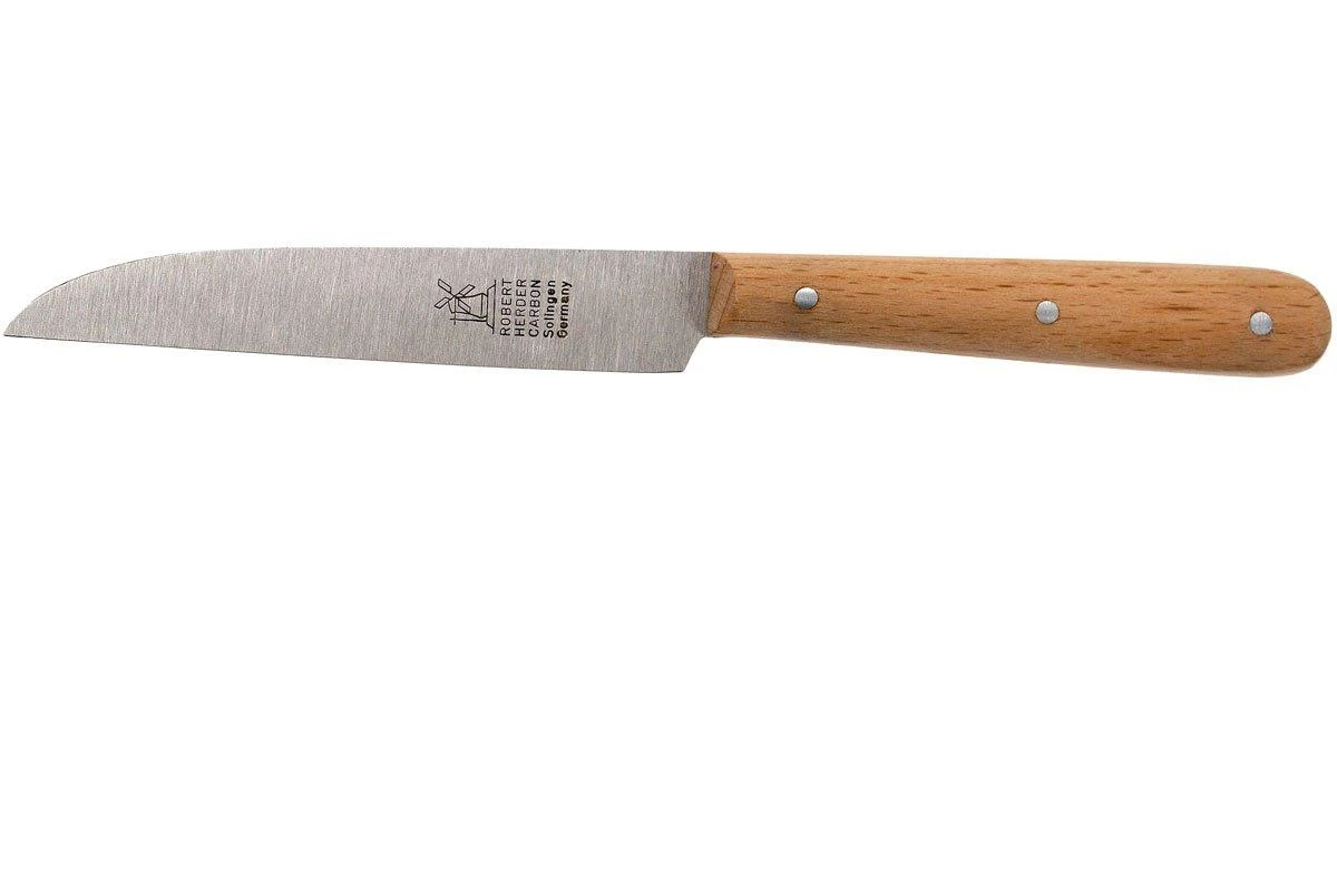 Robert Herder Couteau à éplucher Straight Classic Long, Hêtre Rouge, 8,5 Cm 1 Robert Herder Couteau à éplucher Straight Classic Long, Hêtre Rouge, 8,5 Cm