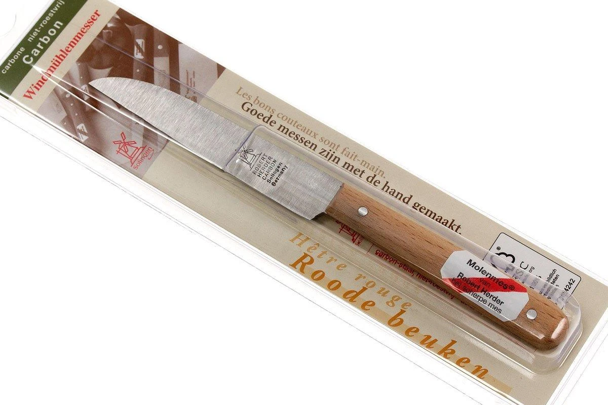 Robert Herder Couteau à éplucher Straight Classic Long, Hêtre Rouge, 8,5 Cm 7 Robert Herder Couteau à éplucher Straight Classic Long, Hêtre Rouge, 8,5 Cm – Image 7