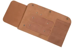 Robert Herder Sac à Couteaux Enroulable 1 956300000 3 Emplacements, Cuir -Cuisine Couteaux Boutique RH956300000 03 robertherder scaled