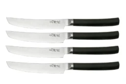 Shizu Hamono Takumi SS-1170-4, Set De Couteaux à Steak En Acier De Damas 4 Pièces, 12.5 Cm