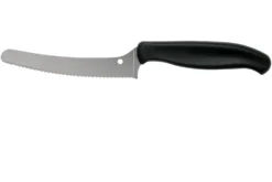 Spyderco Z-Cut K13SBK Couteau Universel 11 Cm, Noir, Dentelé