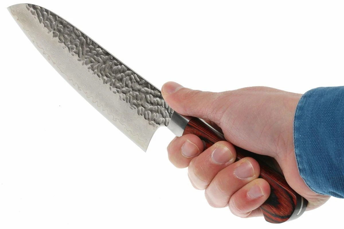 Sakai Takayuki 33-Layer Damascus Santoku, 18 Cm 5 Sakai Takayuki 33-Layer Damascus Santoku, 18 Cm – Image 5