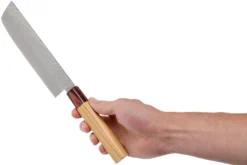 Sakai Takayuki Nakiri 33-Layer Damascus Hammered WA 16 Cm -Cuisine Couteaux Boutique TA07473 06 sakai takayuki scaled