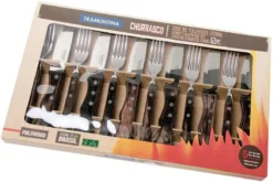 Tramontina Churrasco Jumbo Set De 12 Couverts à Steak, 29899-239 -Cuisine Couteaux Boutique TC29899 239 05 tramontina churasso tc29899 239 05