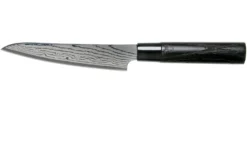 Tojiro Shippu Black Damascus Couteau Universel 13 Cm, FD-1592