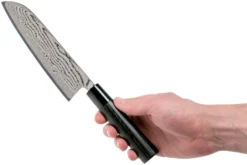 Tojiro Shippu Black Damascus Santoku 17 Cm, FD-1597 -Cuisine Couteaux Boutique TJFD 1597 06 tojiro sippu black scaled