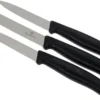 Victorinox SwissClassic Couteaux à Légumes Noir, Set De 3, 6.7113.3