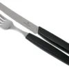 Victorinox Swiss Modern 6.9093.11W.12, Ménagère 12 Pièces Avec Couteau à Tomate, Noir