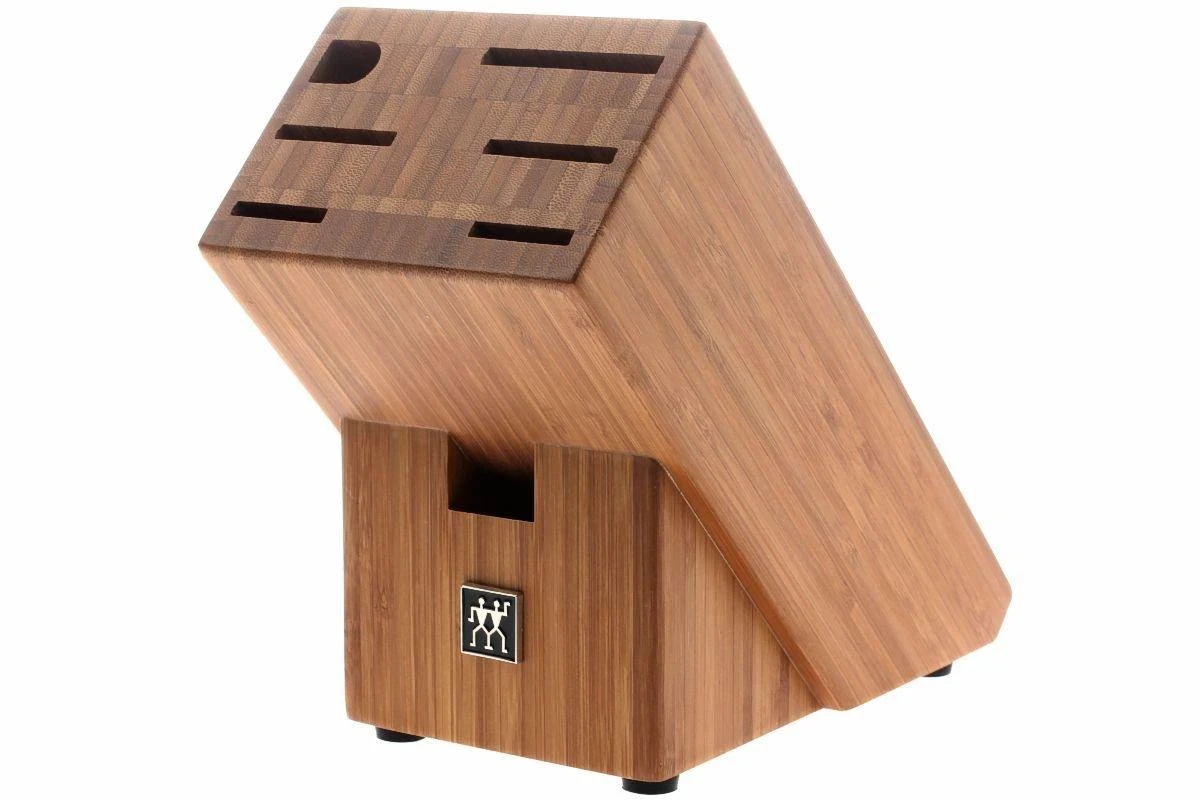 Zwilling, Bloc à Couteaux Solide En Bois Pour 7 Pièces. 1 Zwilling, Bloc à Couteaux Solide En Bois Pour 7 Pièces.